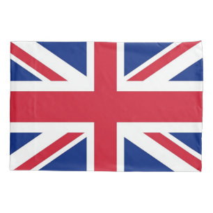 Bandeira Solteiro Patriótica Pillowcase do Reino U