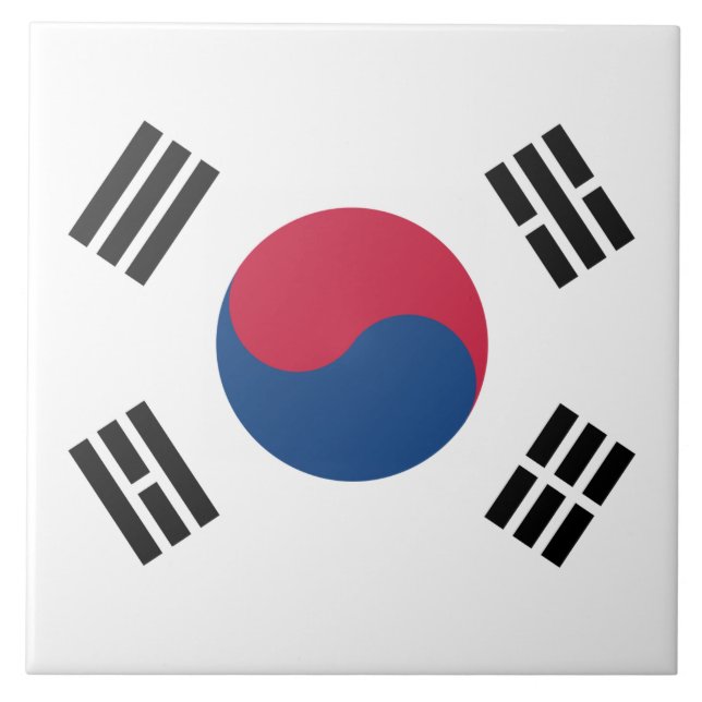 bandeira sul-coreana (Frente)