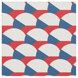 Bandeira Tcheca & Tecido de tendências/moda