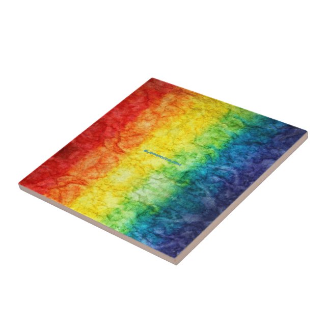Bandeira tie-dye da SlipperyJoe's arco-íris pressi (Lateral)