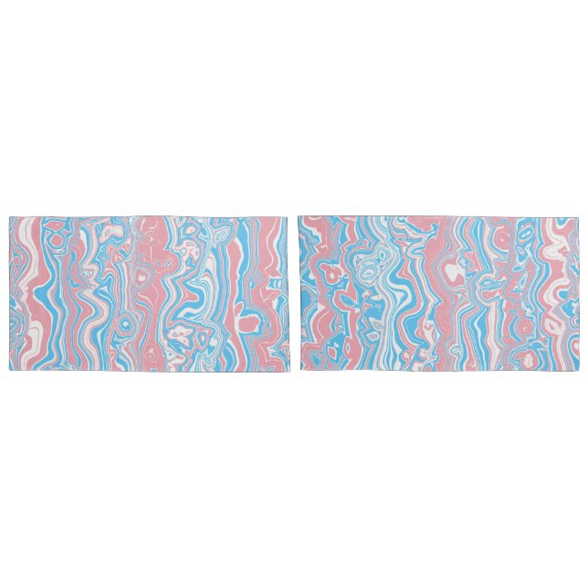 Bandeira Trans Pride Trippy Boho Groovy Strips (Traseira-Conjunto)