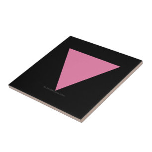 bandeira triângulo rosa SlipperyJoe's símbolo rosa