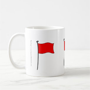 Bandeira vermelha: canecas