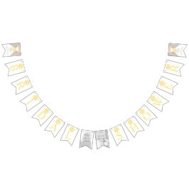 Bandeiras amarelas do chá de panela de fotos de bu