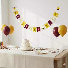 Bandeiras Coloridas para Celebrações de Aniversári