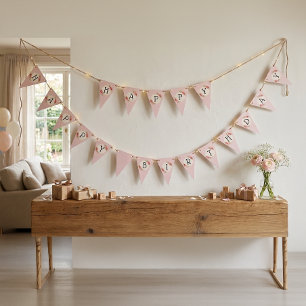 Bandeiras de Bunting de Moldura de Rosas Shabby Ch
