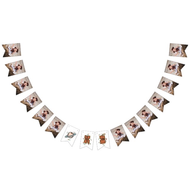 Bandeiras de Bunting do Primeiro Aniversário do Ro (Todos)