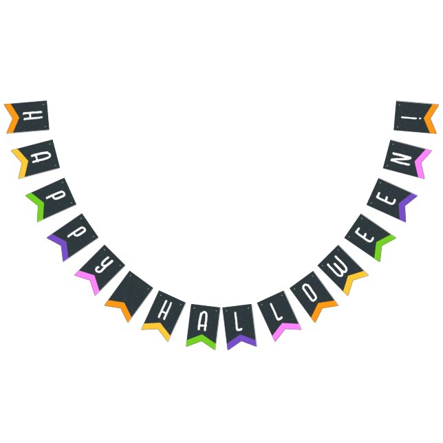Bandeiras de Bunting Feliz Halloween (Todos)