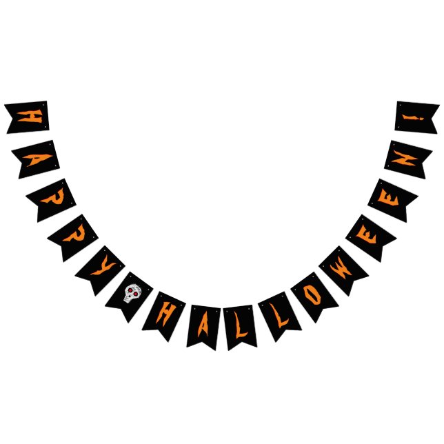 Bandeiras de Bunting Feliz Halloween (Todos)