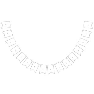 Bandeiras de Bunting Personalizadas para Aniversár