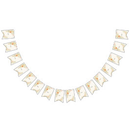 Bandeiras de Casamento Rustic Wildflower Bunting