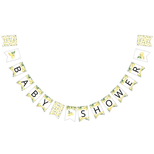 Bandeiras de Chá de fraldas de Limão de Aquarela (Todos)