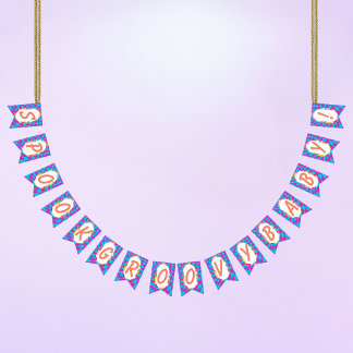 Bandeiras de Groovy Bunting do Halloween Spooky