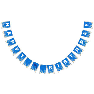 Bandeiras de Piscina de aniversário Feliz dos Gol