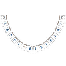 Bandeiras de Quad Bike de 4 Rodas Azuis