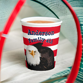 Bandeiras do Patriótico Americano Nome da Família 