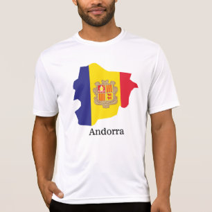 Bandeiras e países Camiseta Andorra