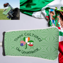 Bandeiras Irlandesas Mexicanas EUA Trevo Personali