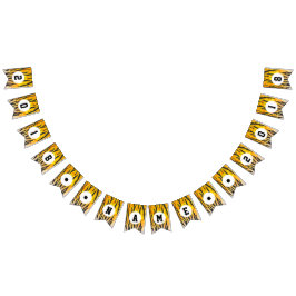 Bandeirinha 04de12 Tiger Themed Party Bunting