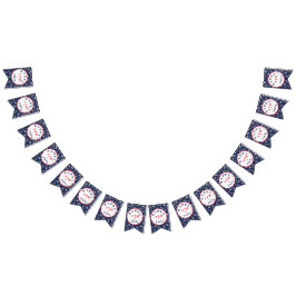 Bandeirinha 4 de julho - Estrelas brancas-brancas-brancas-verm