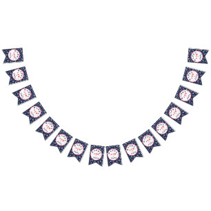 Bandeirinha 4 de julho - Estrelas brancas-brancas-brancas-verm