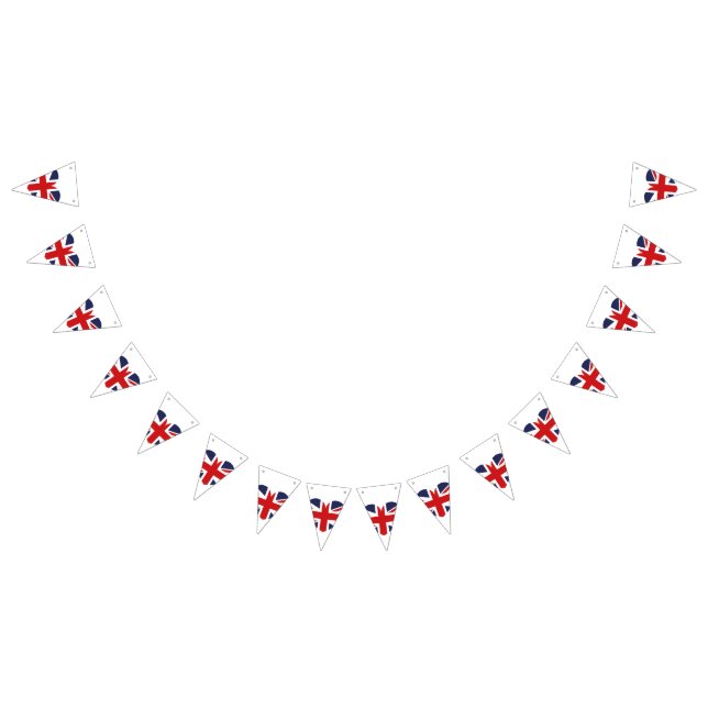 Bandeirinha 70 Jubilee 2022 England Bunting Flag (Todos)