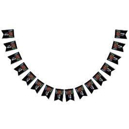 Bandeirinha 80 de aniversário de licença enferrujada