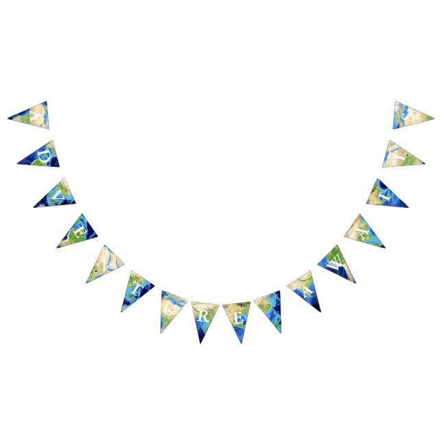 Bandeirinha A aventura espera letras do branco do globo do (Todos)