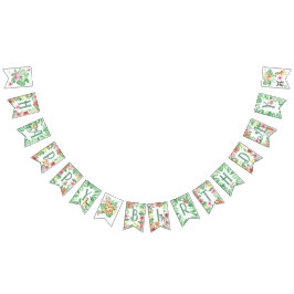 Bandeirinha A Selva Tropical Safari Primeiro Aniversário