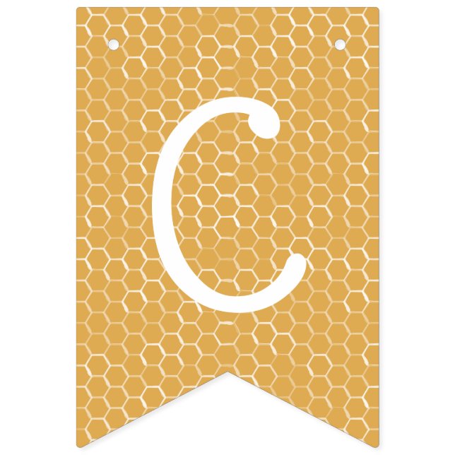 Bandeirinha Abelhas e Parabéns de Honeycomb (Primeira Bandeira)