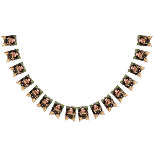 Bandeirinha Add French Bulldog Photo Personalize (Todos)