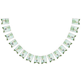 Bandeirinha Aguarda Chá de fraldas|Nome e data personalizados