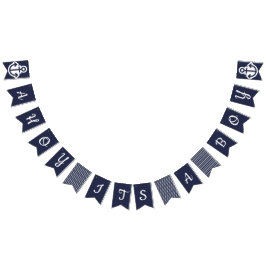 Bandeirinha Ahoy seu uma estamenha náutica do menino