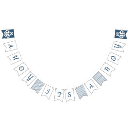 Bandeirinha Ahoy seu uma estamenha náutica do menino