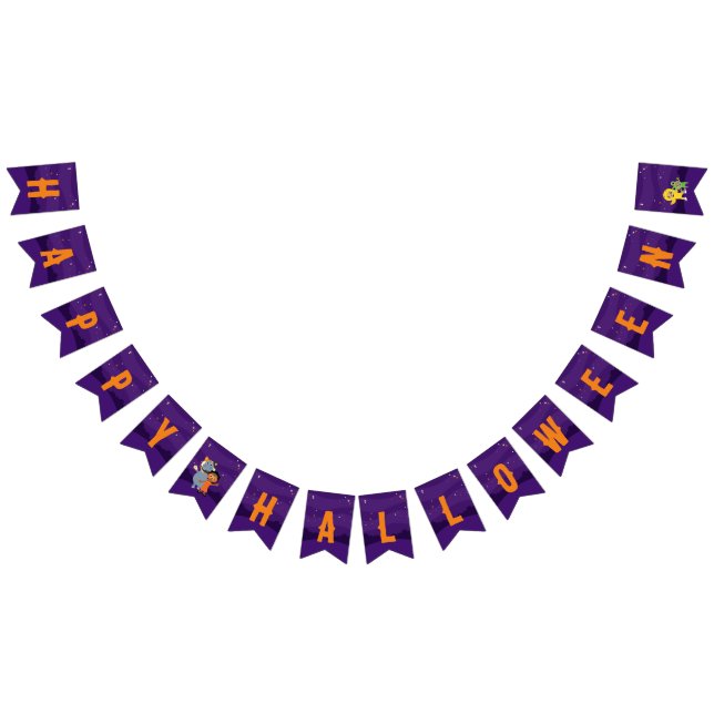 Bandeirinha Akili e eu - Banner de Halloween (Todos)