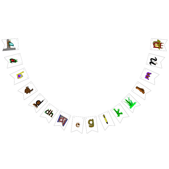 Bandeirinha Alfabeto (Yolŋu Matha - Djambarrpuyŋu) A-Ṉ (parte (Todos)