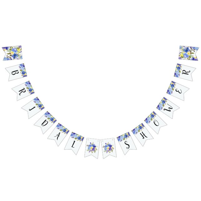 Bandeirinha Algo Azul Banner de Banner de Chá de panela (Todos)