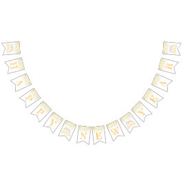 Bandeirinha Amarelo do ouro do champanhe do partido do feliz