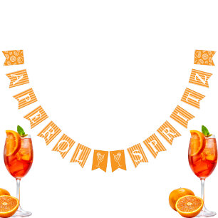 Bandeirinha Amor à Primeira Spritz Aperol Spritz Chá de Noiva