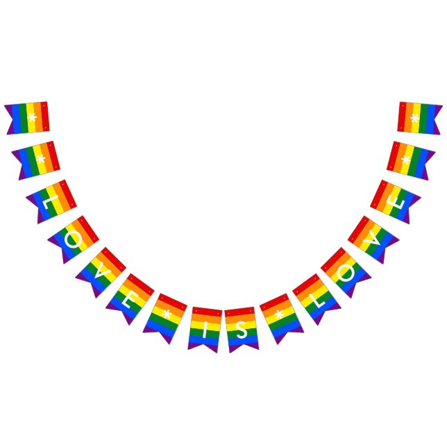 Bandeirinha Amor é Festa de casamento do Orgulho LGBT (Todos)