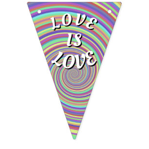 Bandeirinha Amor é Orgulho de Amor