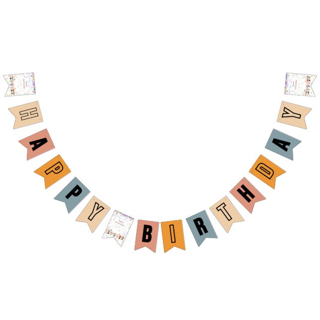 Bandeirinha Animais de Partes Personalizáveis (Todos)