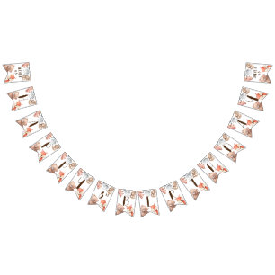 Bandeirinha Animais florestais de floresta de arborização pers