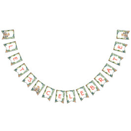 Bandeirinha Animais Safari Selvagens de aniversários de crianç