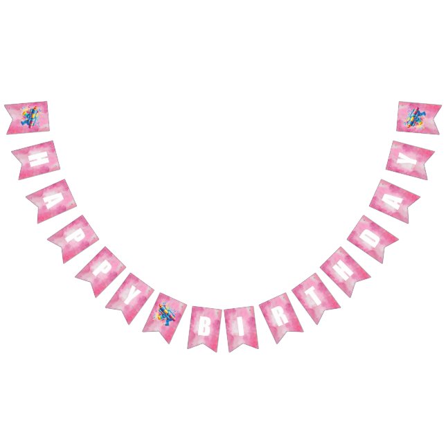 Bandeirinha Aniversário da Water Gun (Todos)