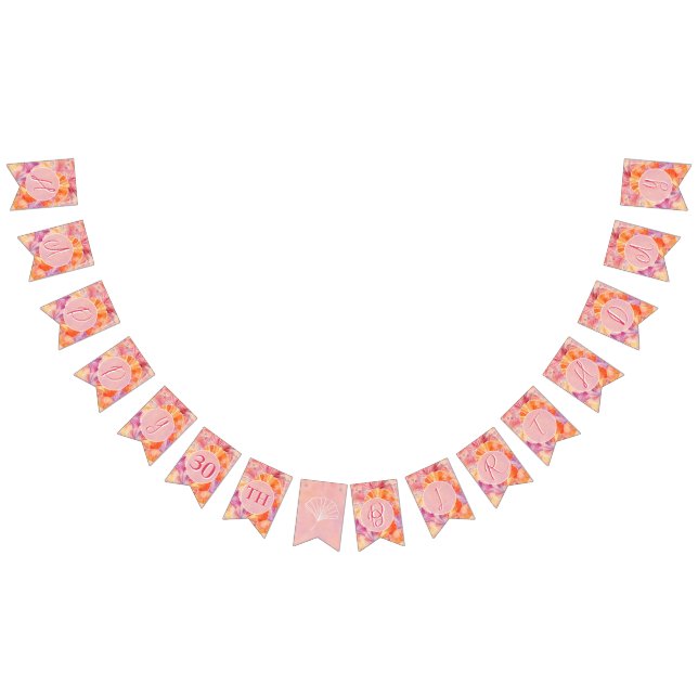 Bandeirinha aniversário de 30 anos fala 30 comigo (Todos)