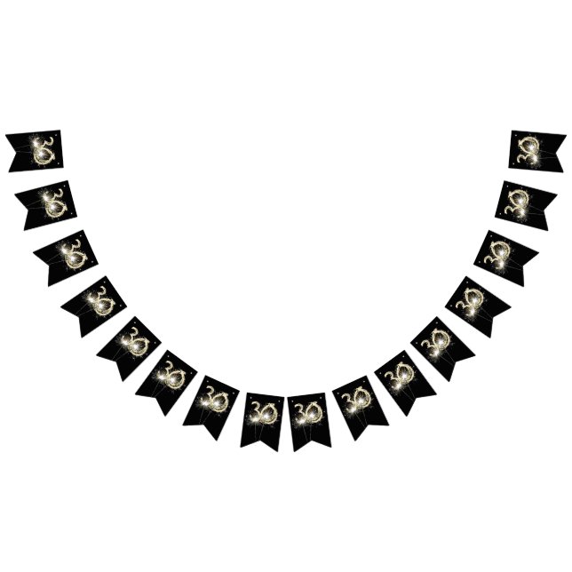 Bandeirinha aniversário de 30 anos ou Festa de Aniversário