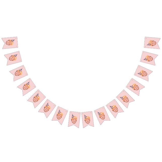 BANDEIRINHA ANIVERSÁRIO DE DONALD TRUMP (Todos)