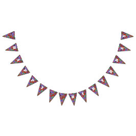 Bandeirinha aniversário de grafite