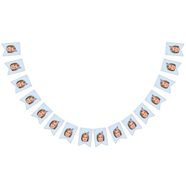 BANDEIRINHA ANIVERSÁRIO DE HILLARY CLINTON (Todos)